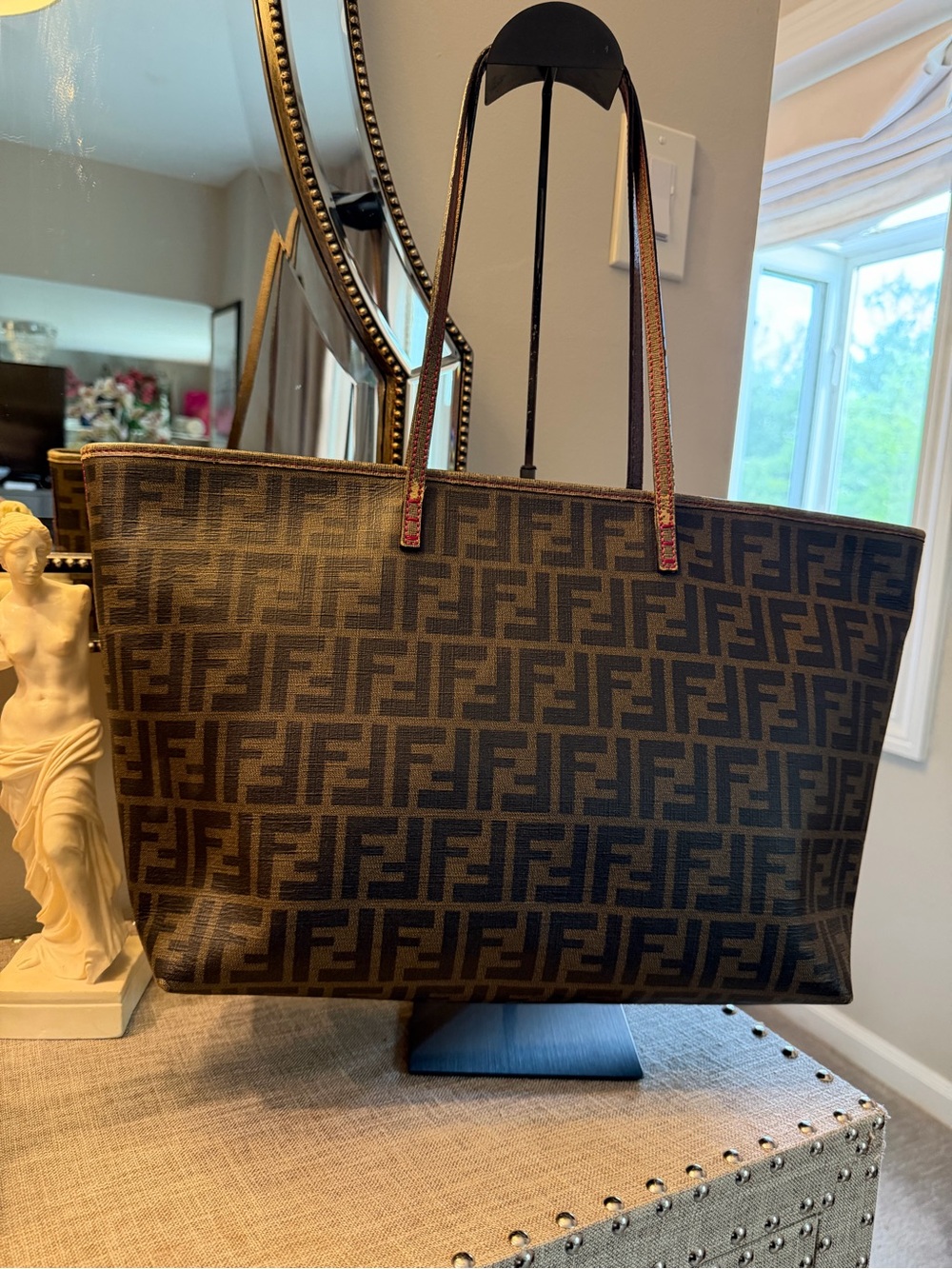 Fendi EUC Monogram Satchel Tote Bag - Picture 2 of 13